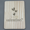 Aangepast decoratief bord voor Valentijnsdag, gegraveerde plaquette met boodschap, creatief cadeau voor stellen